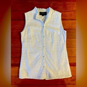 Cotton Eyelet blouse KJP size small